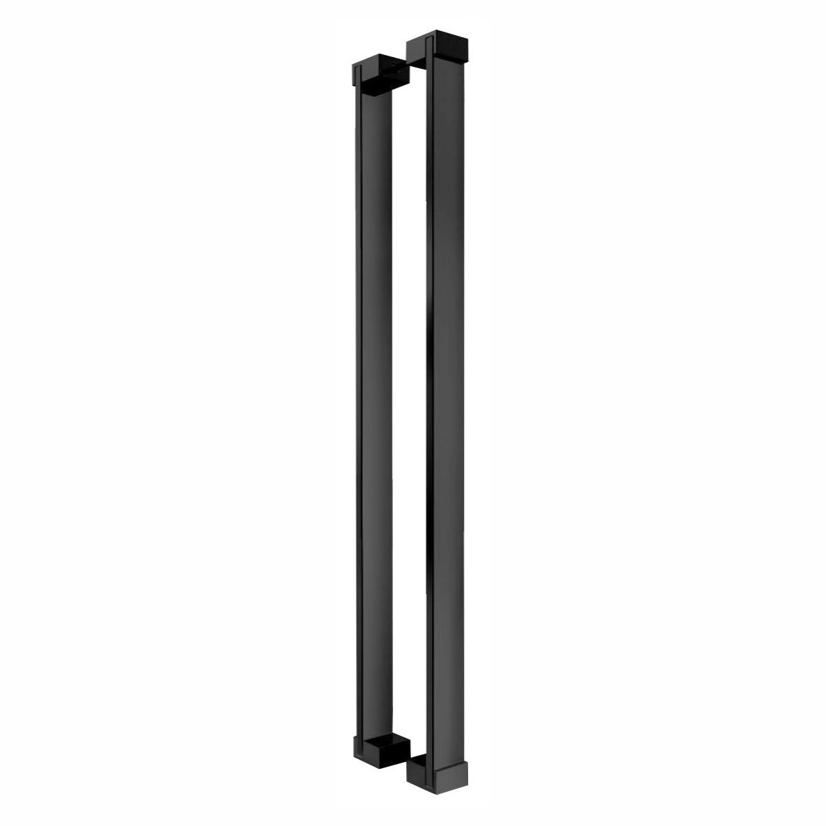 Puxador Para Portas Em Aço Inox Preto Fosco 60cm Apolo
