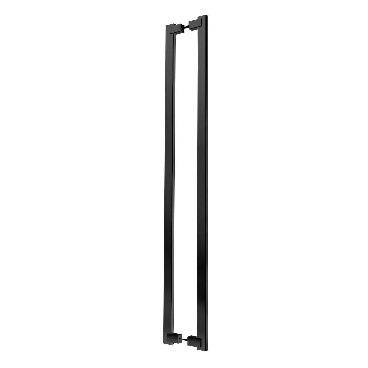 Puxador de Porta 40cm Aço Inox Preto Fosco Chronos