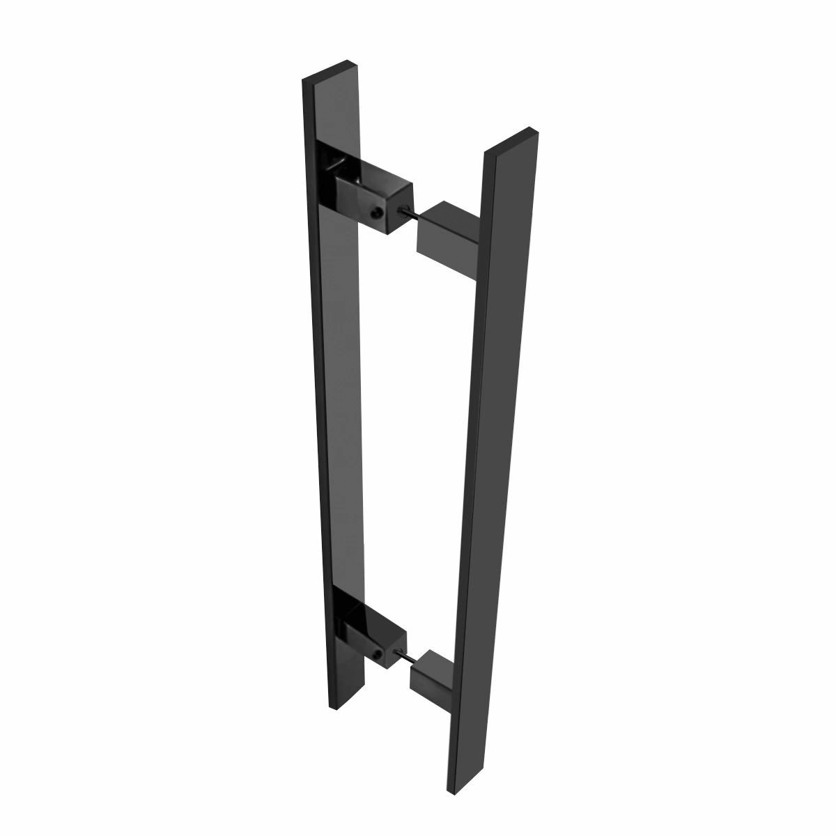 Puxador de Porta Aço Inox Preto Fosco 60cm Perseu