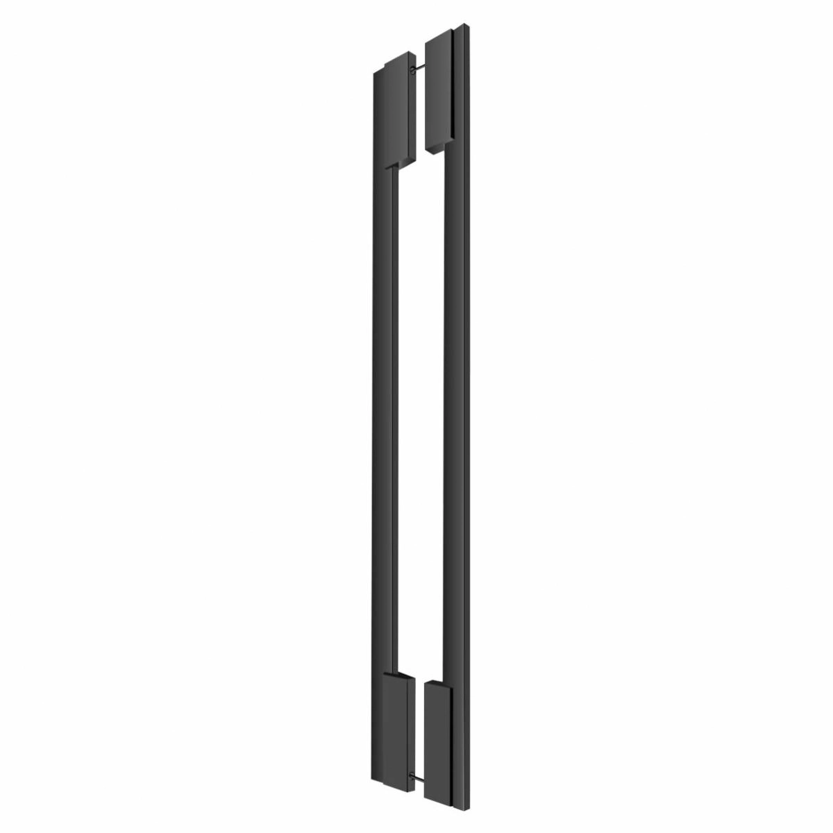 Puxador de Porta 1,20 Metro Aço Inox Preto Fosco Zeus