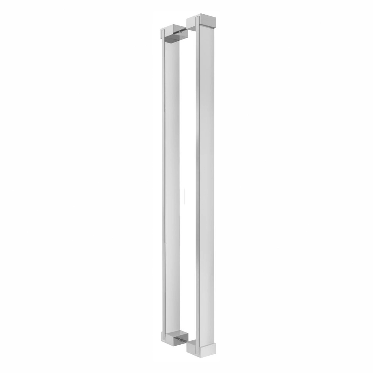 Puxador Para Portas Em Aço Inox Escovado 60cm Apolo