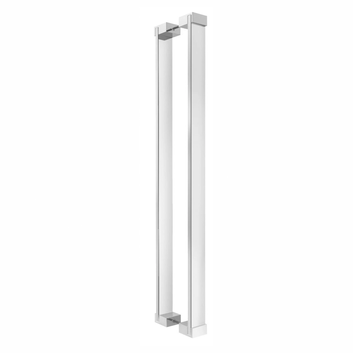 Puxador Para Portas Em Aço Inox Polido Alto Brilho 1,0 Metro Apolo