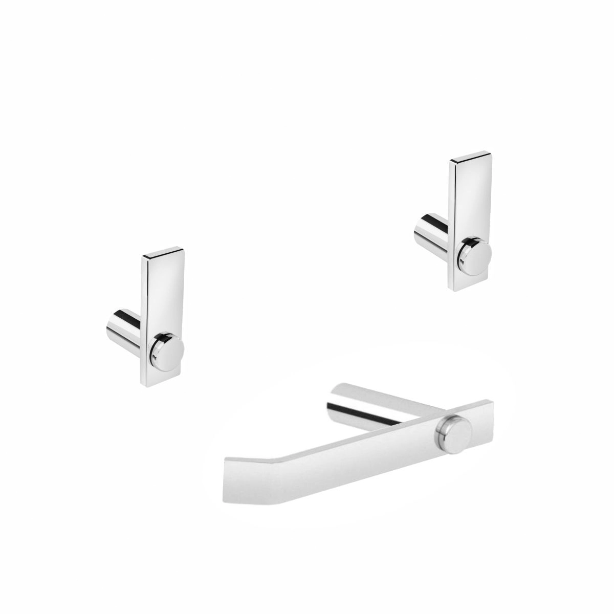 Kit De Acessórios Para Banheiro Aço Inox Alto Brilho Patmos
