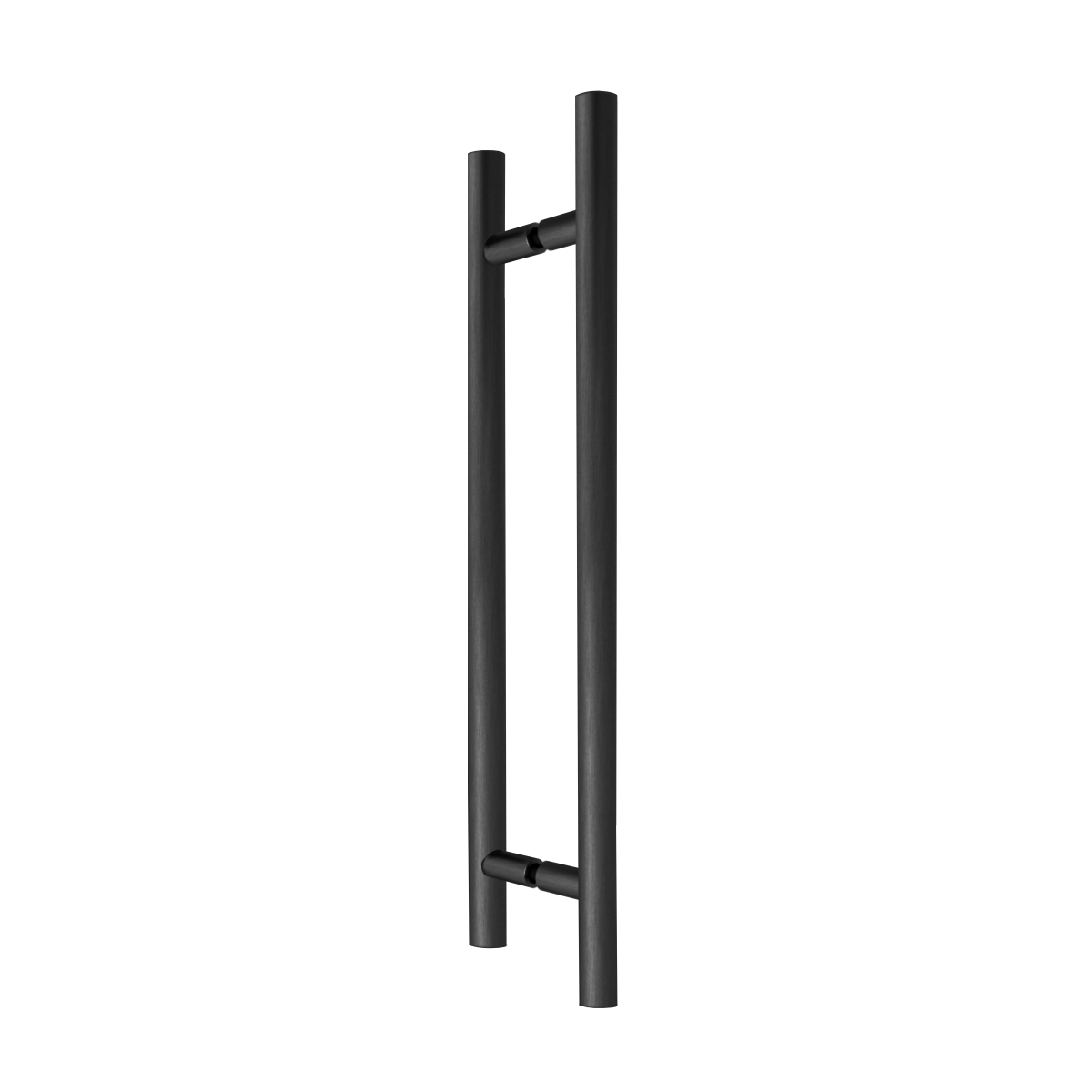 Puxador Para Portas Preto Fosco Em Aço Inox Egeu Grego Metal 120cm