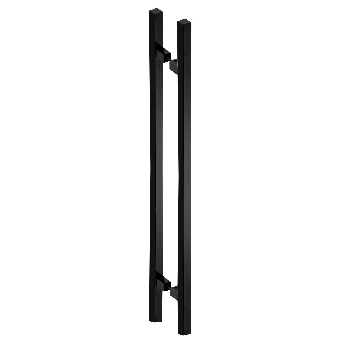 Puxador Aço Inox Para Portas Rhodes 90cm Preto Acetinado