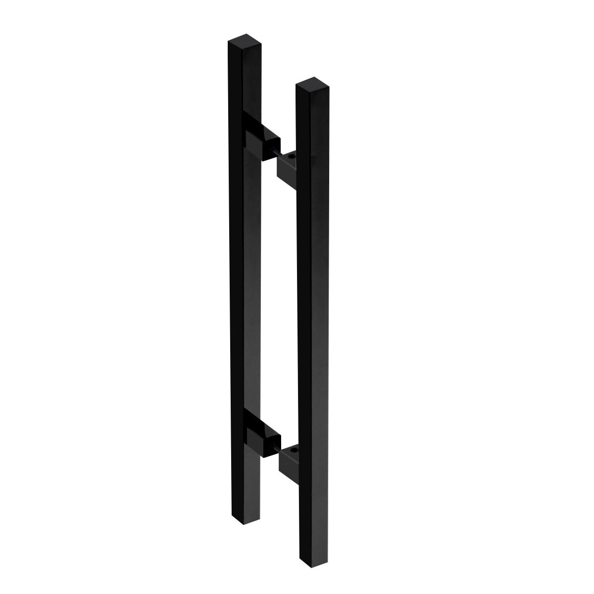 Puxador Aço Inox Para Portas Rhodes 60cm Preto Acetinado