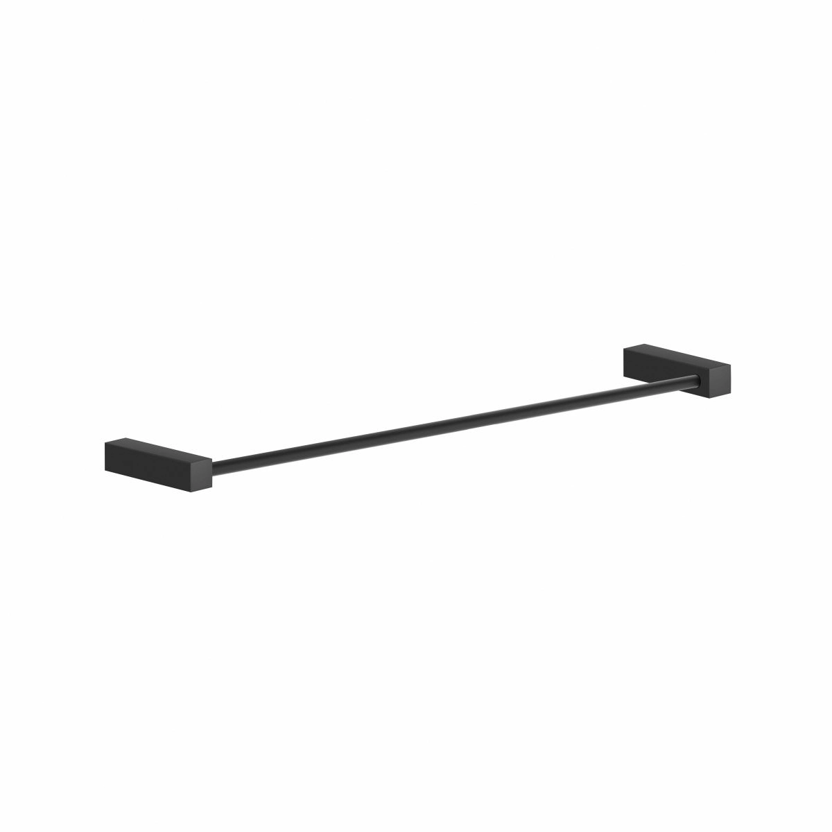 Porta Toalha Lavabo De Parede Para Banheiro Metal Preto Fosco Troia