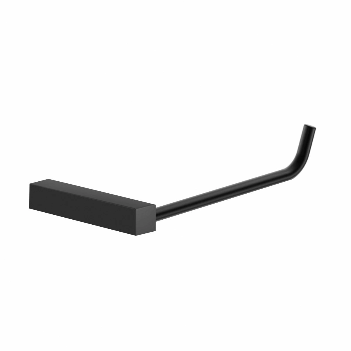 Porta Papel Higiênico Suporte Papeleira Metal Preto Fosco Troia