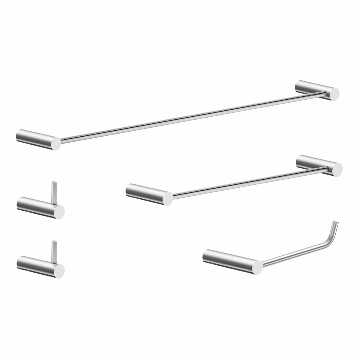 Kit Acessórios De Banheiro Metal Alto Brilho 2070OR Orion
