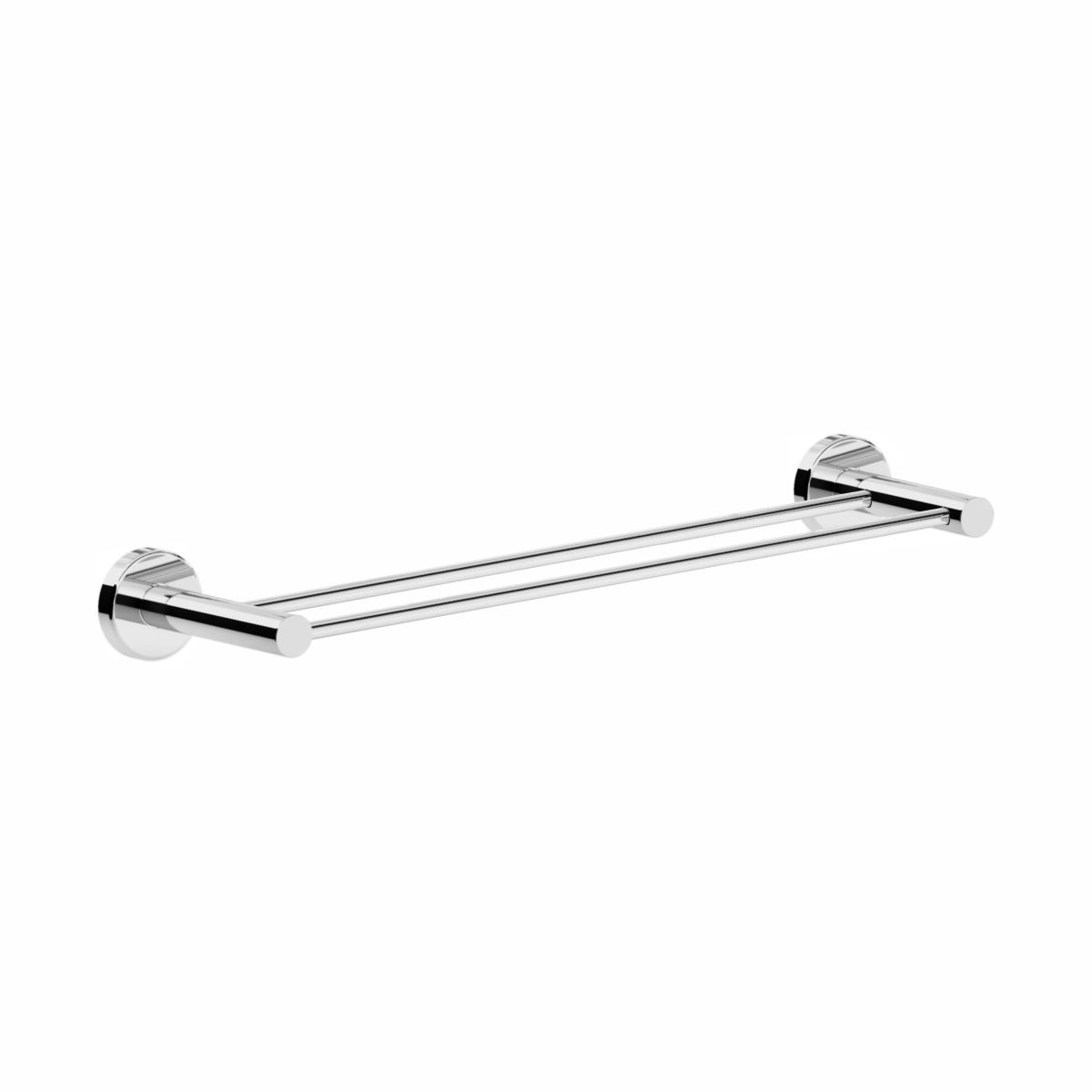 Porta Toalhas Toalheiro Duplo 45cm Escovado Atenas