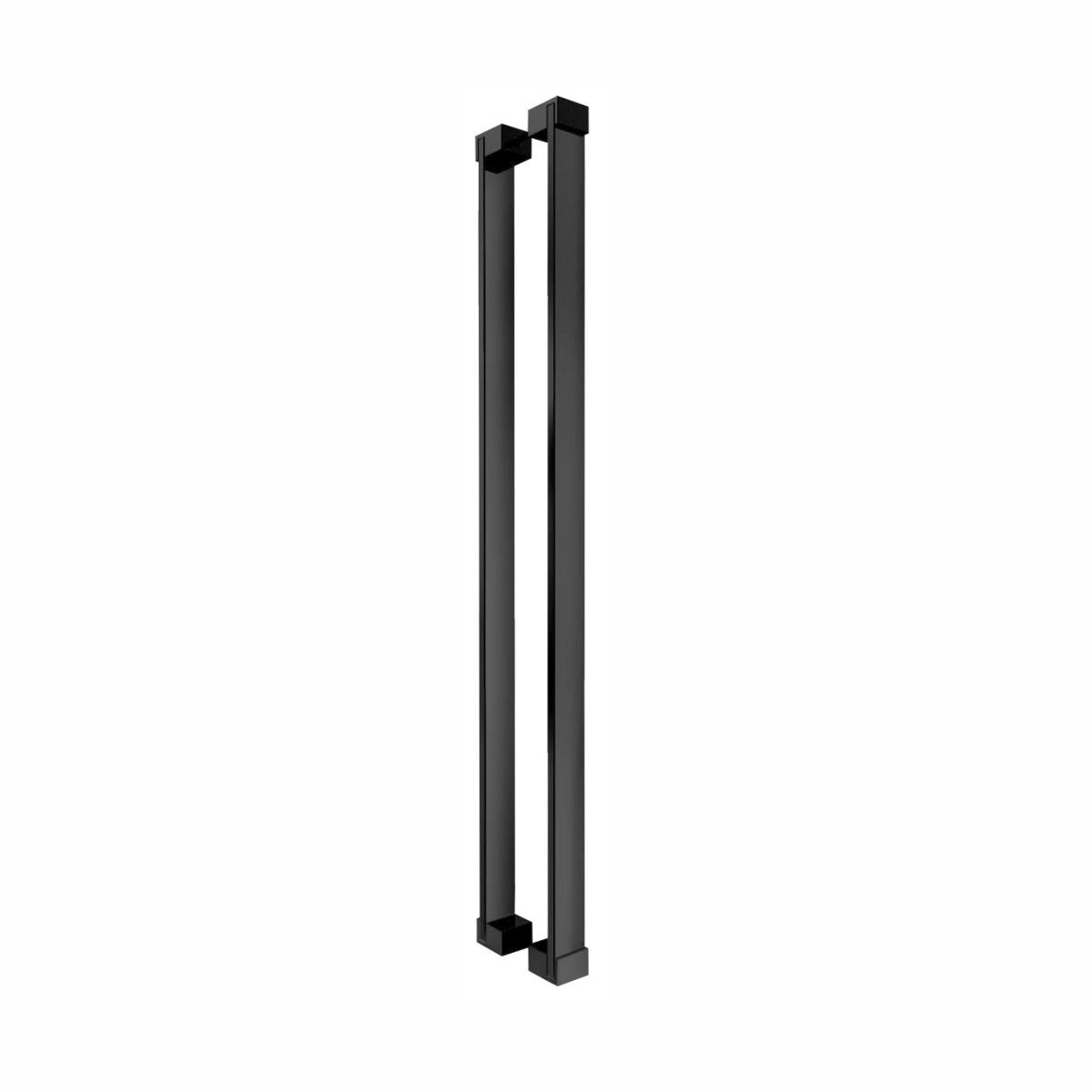 Puxador De Portas Em Aço Inox Preto Fosco 30cm Atlas