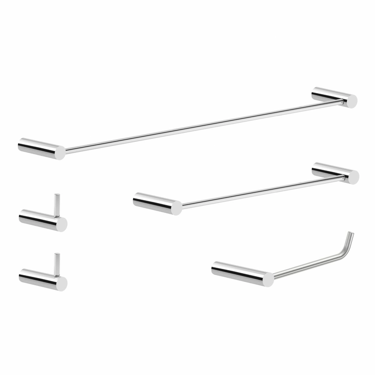 Kit Acessórios Para Banheiro Metal Escovado 2070OR Orion