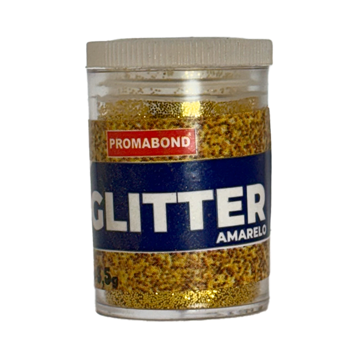 Glitter Amarelo 3,5g Poliéster