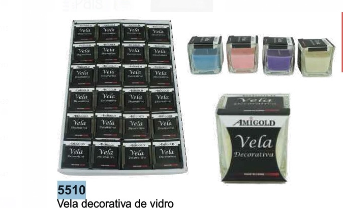 Vela Dec Aromatica 5x5,5cm Ref.5510