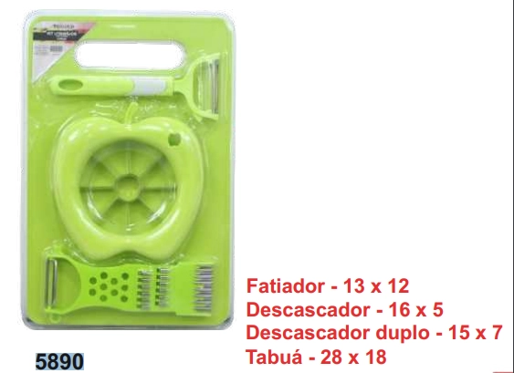 Kit Utensilios Para Cozinha Com 4 Pecas De Plastico 5890 C/40