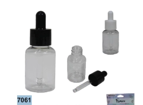 Frasco Conta Gotas De Plast 30ml Sortido 7061 Amigold Comercio