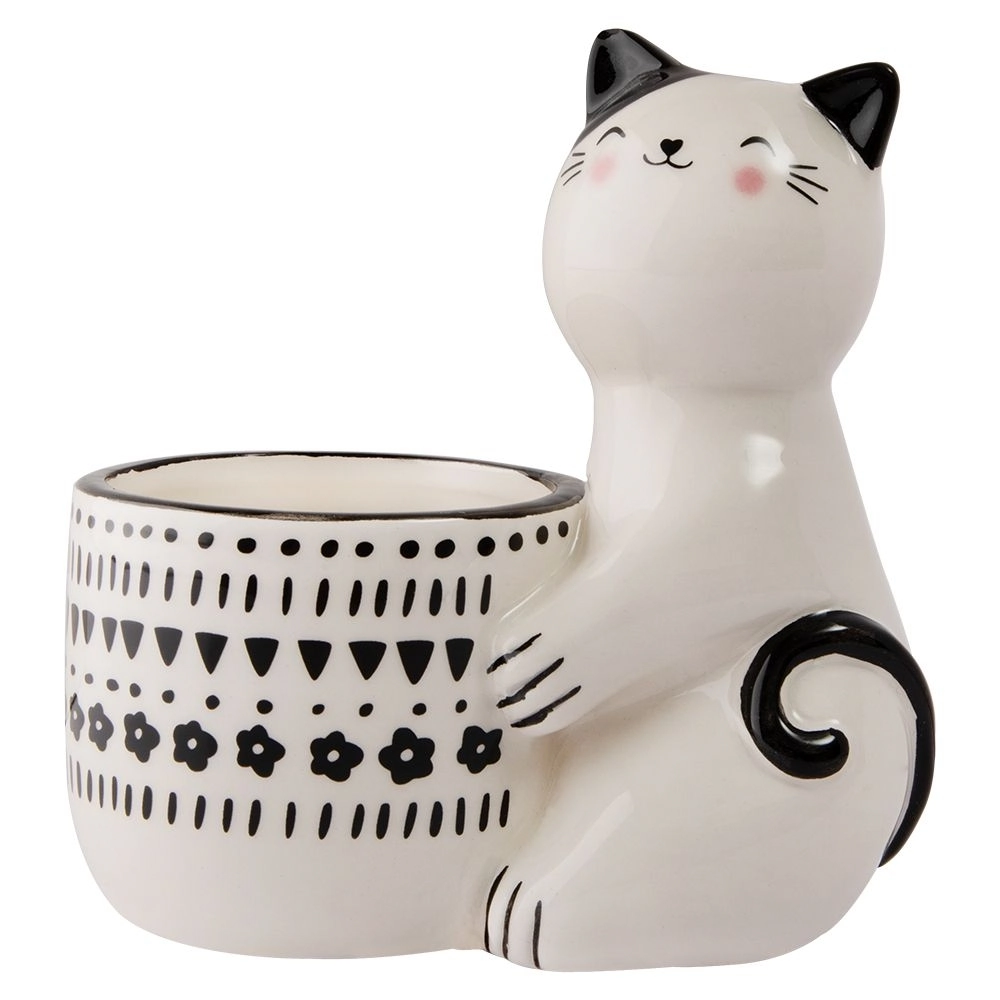 Vaso Ceramica Gato Cb1961 Moment