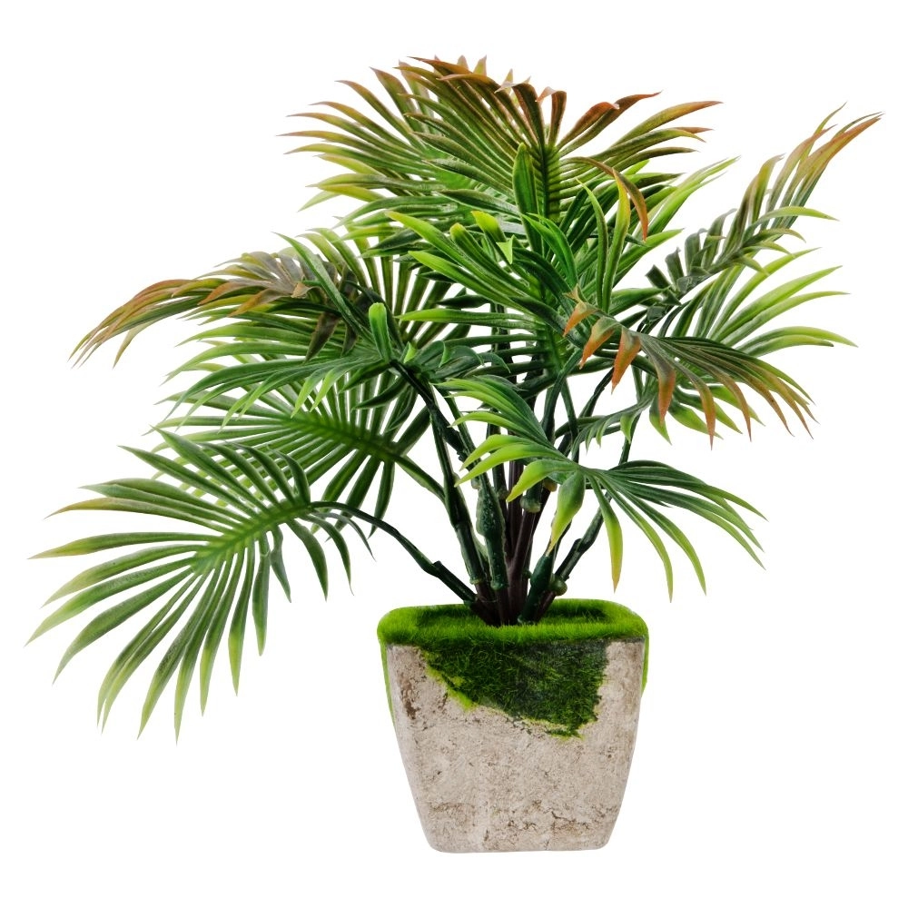 Planta Artificial Vaso Plastico Cb2023 Moment