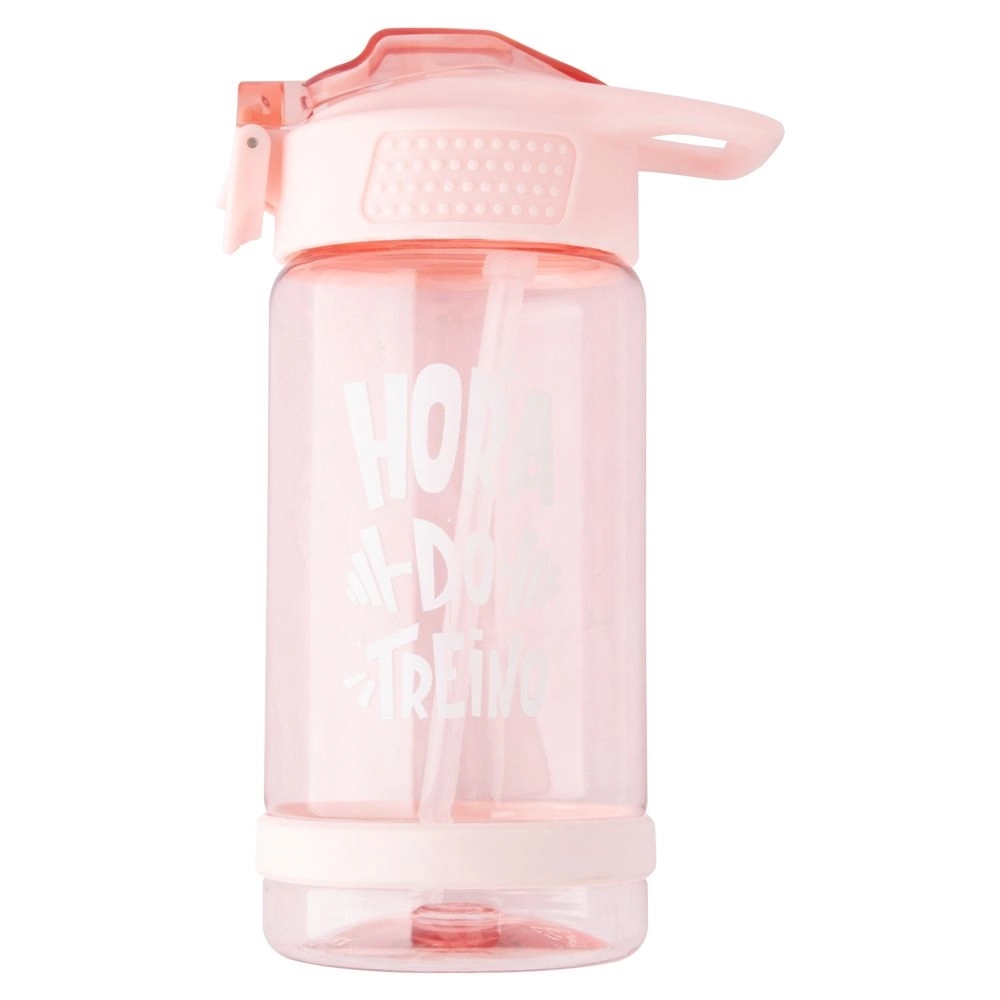 Garrafa Plastico Canudo 500ml 7x11x17.5cm Cb2712 Moment