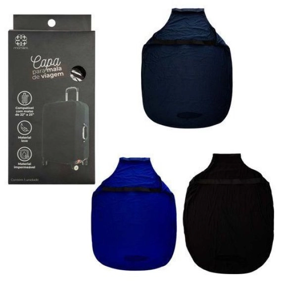 Capa Mala Viagem 23 Kg Poliester 45cm X 25cm X 1cm