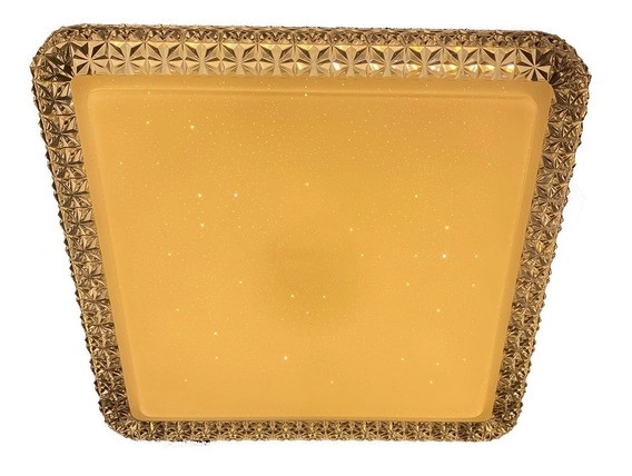 Plafon Cristal Transparente 29cm Led 12w 3000k