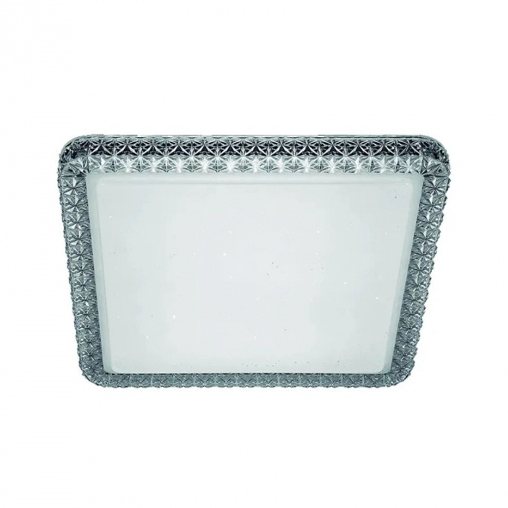 Plafon Cristal Transparente 29cm Led 12w 6000k