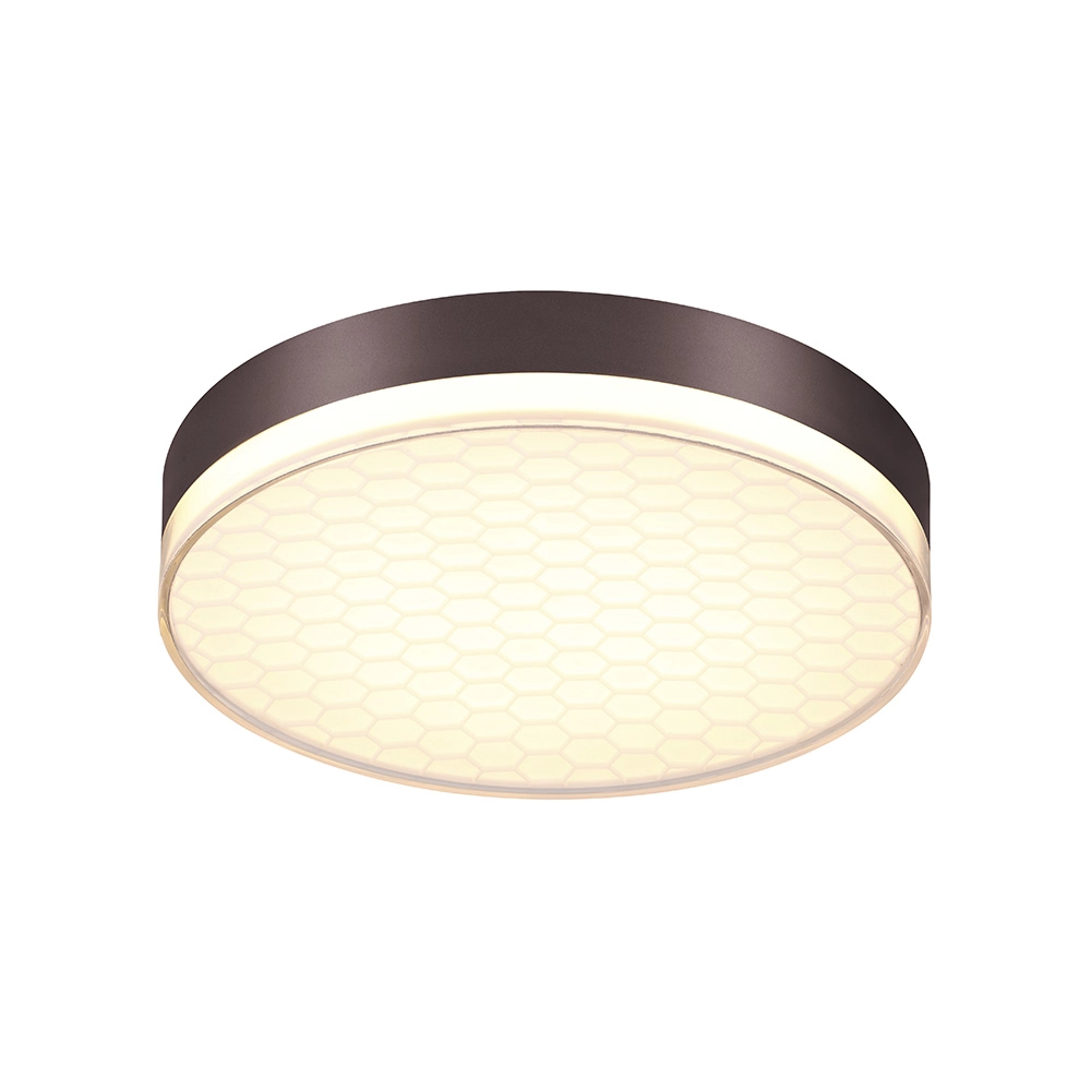 Plafon Sindora Dcx01190 Led Bivolt Marrom