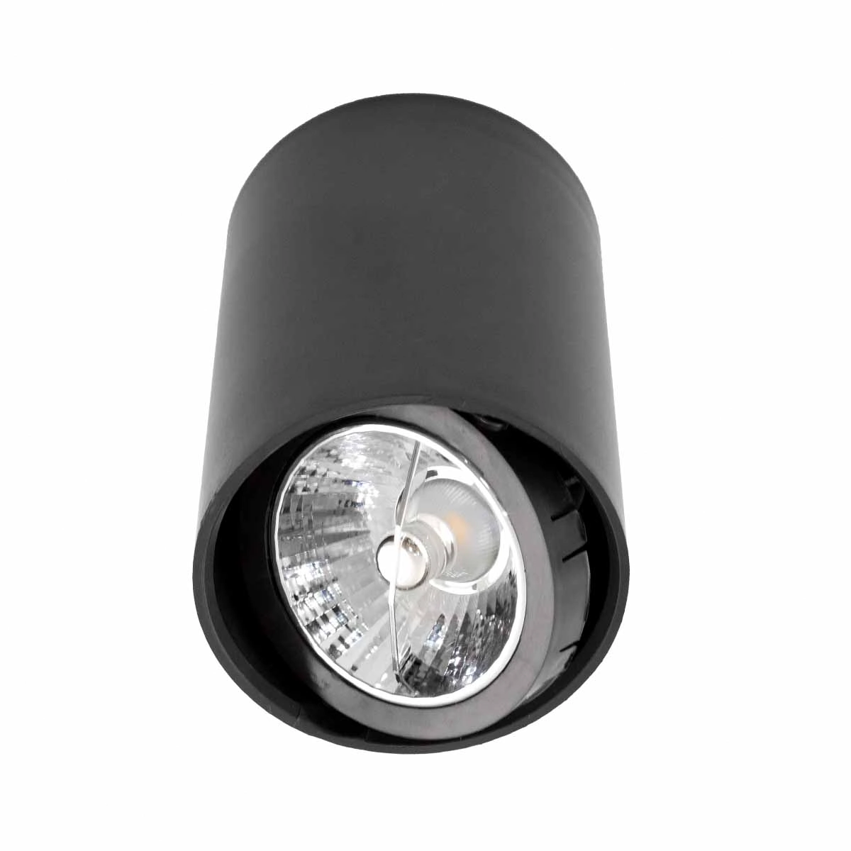 Spot Sobrepor Redondo 8,7cm Abs Preto P/ Ar70 Gu10 Sz293S Megalux St3034