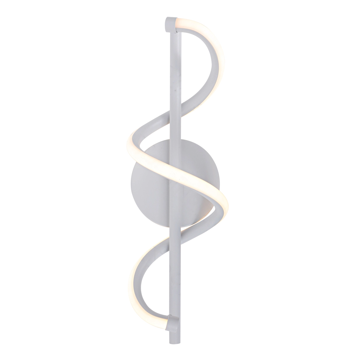 Arandela Espiral Branca Led 13w 3000k Bivolt