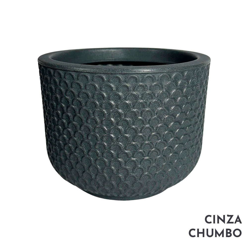 Vaso Beta Cinza Chumbo Mini 1030451207 Vouga