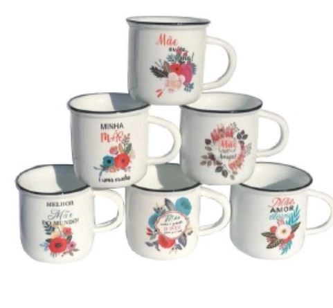 Caneca Mae Porcelana 140ml Ref.hd53207