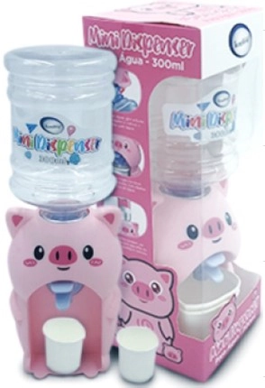 Mini Bebedouro Porquinho Copo 300ml Hg55744 Ley