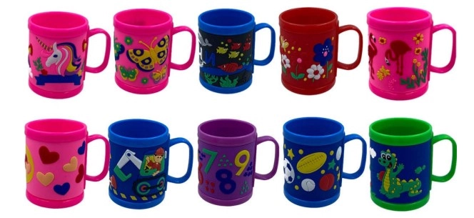 Caneca Plastico Infantil Sortido 300ml Interponte