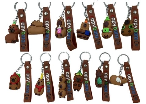 Chaveiro Capivara Luxo 12cm Un Sortidos Interponte
