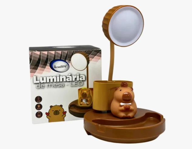 Luminaria Mesa Capivara Led Plastico Interponte