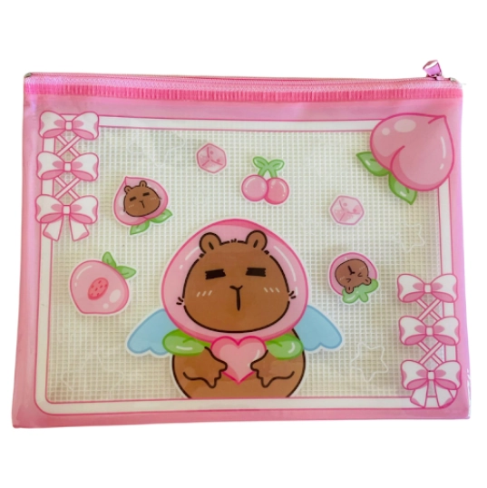 Necessaire Plast Capivara 21,5x11,5cm Sortidas Interponte