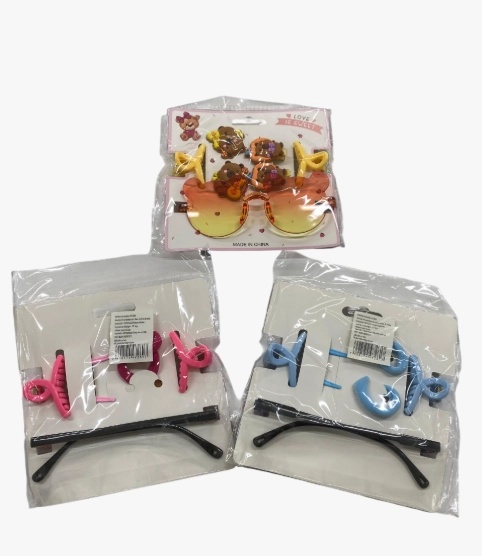 Kit Prendedor P/ Cabelo/oculos C/7 Pcs Capivara Interponte