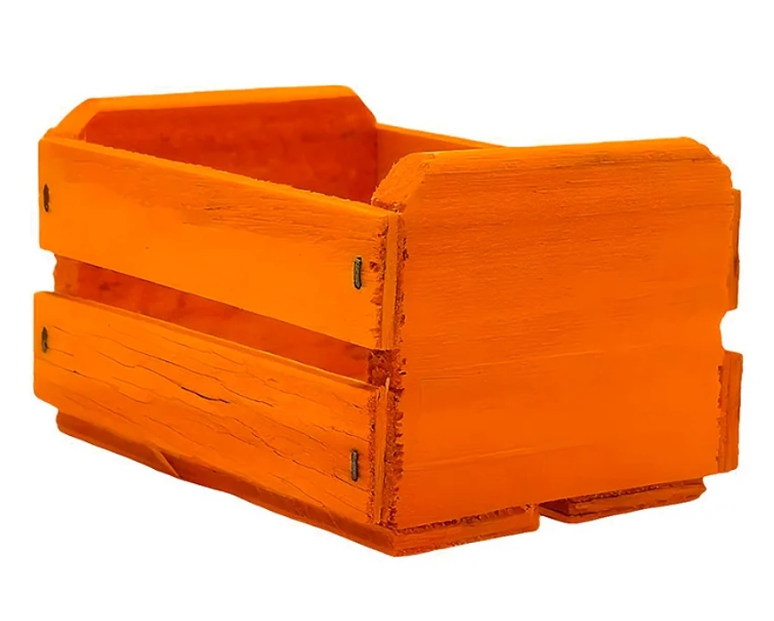 Caixote Fruta Laranja P 26,5x13x10,5cm