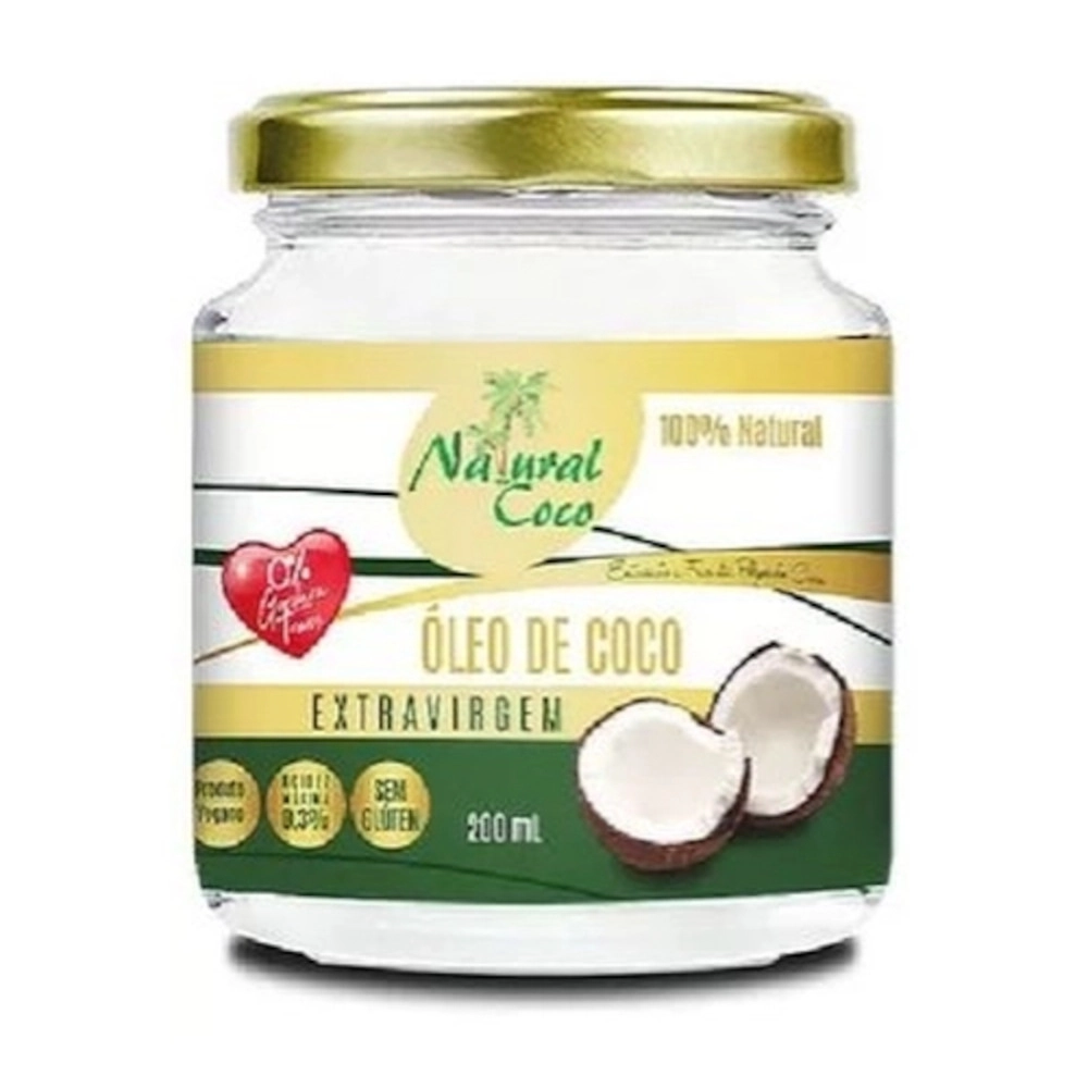 Oleo De Coco Natural 200ml Pote