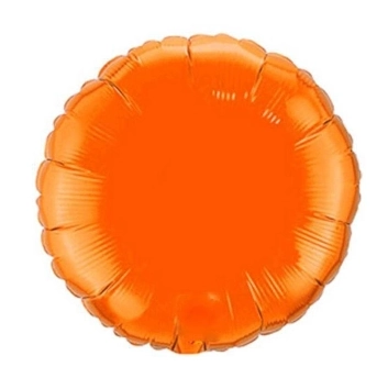 Balao Met Redondo Laranja 45cm