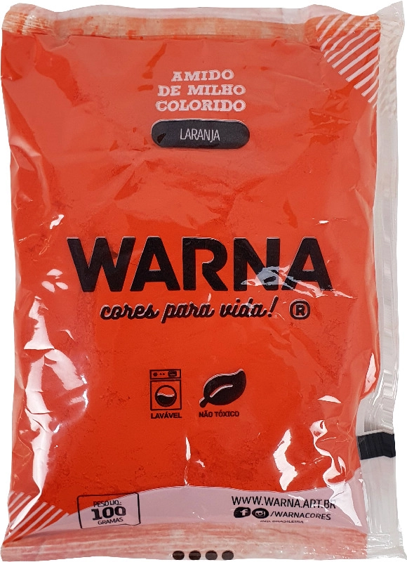 Cores Em Po Laranja 100g
