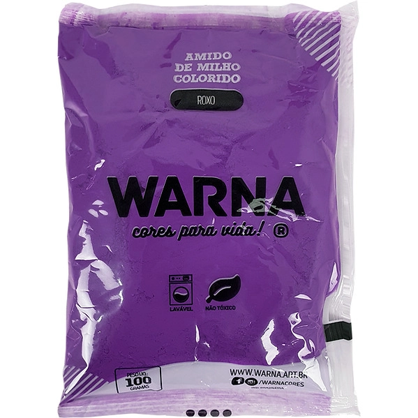 Cores Em Po Roxo 100g Orquidea
