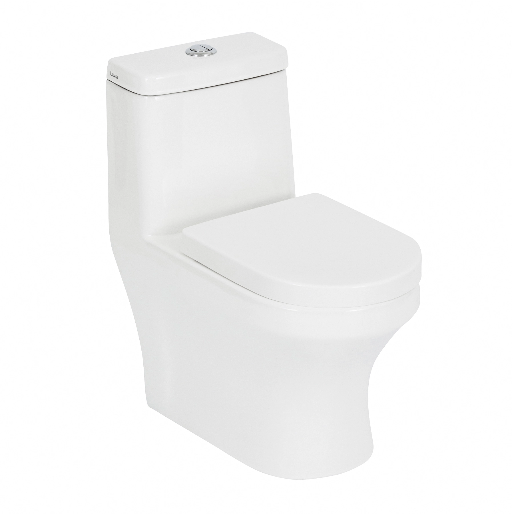 Vaso Sanitário Monobloco Branco Duplo Acionamento 3/6L Vertical Vittoria Luvia