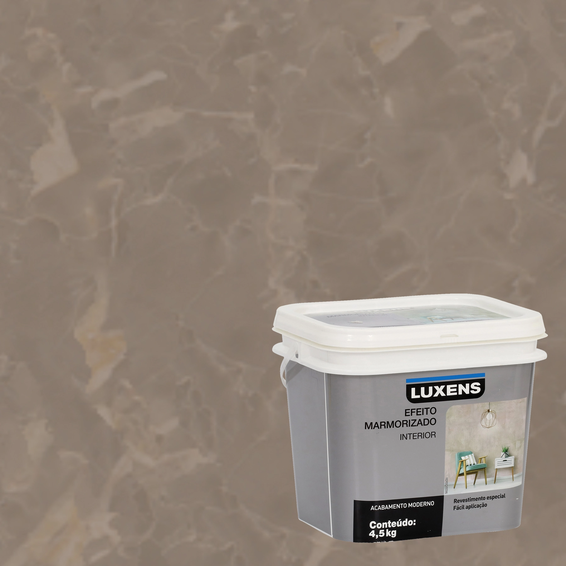 Efeito Marmorizado Concreto 4,5kg Luxens