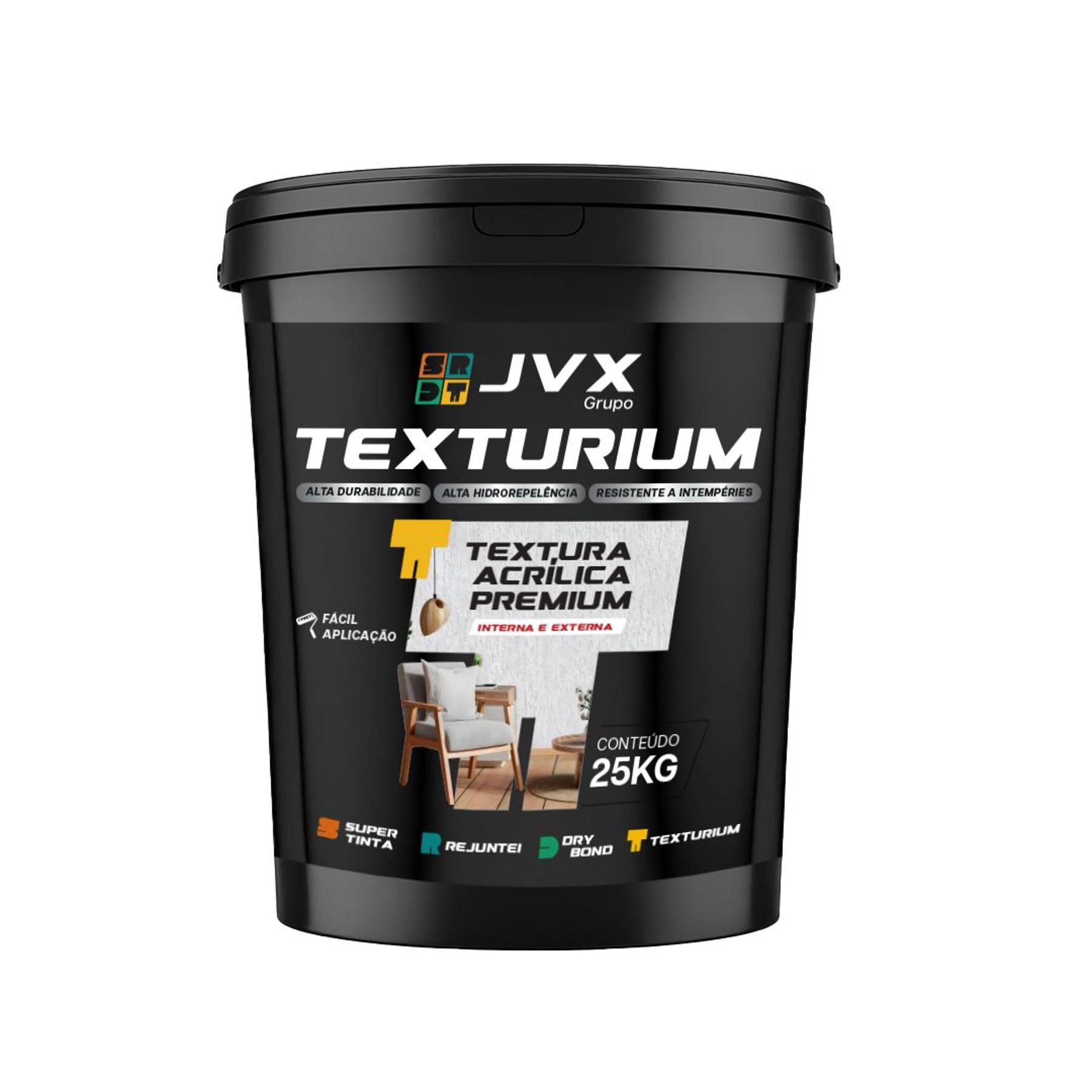 Textura Premium JVX Texturium Branca Lisa 25Kg