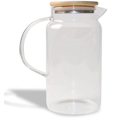 Jarra Oikos Vd 1,2l C/tampa De Bambu