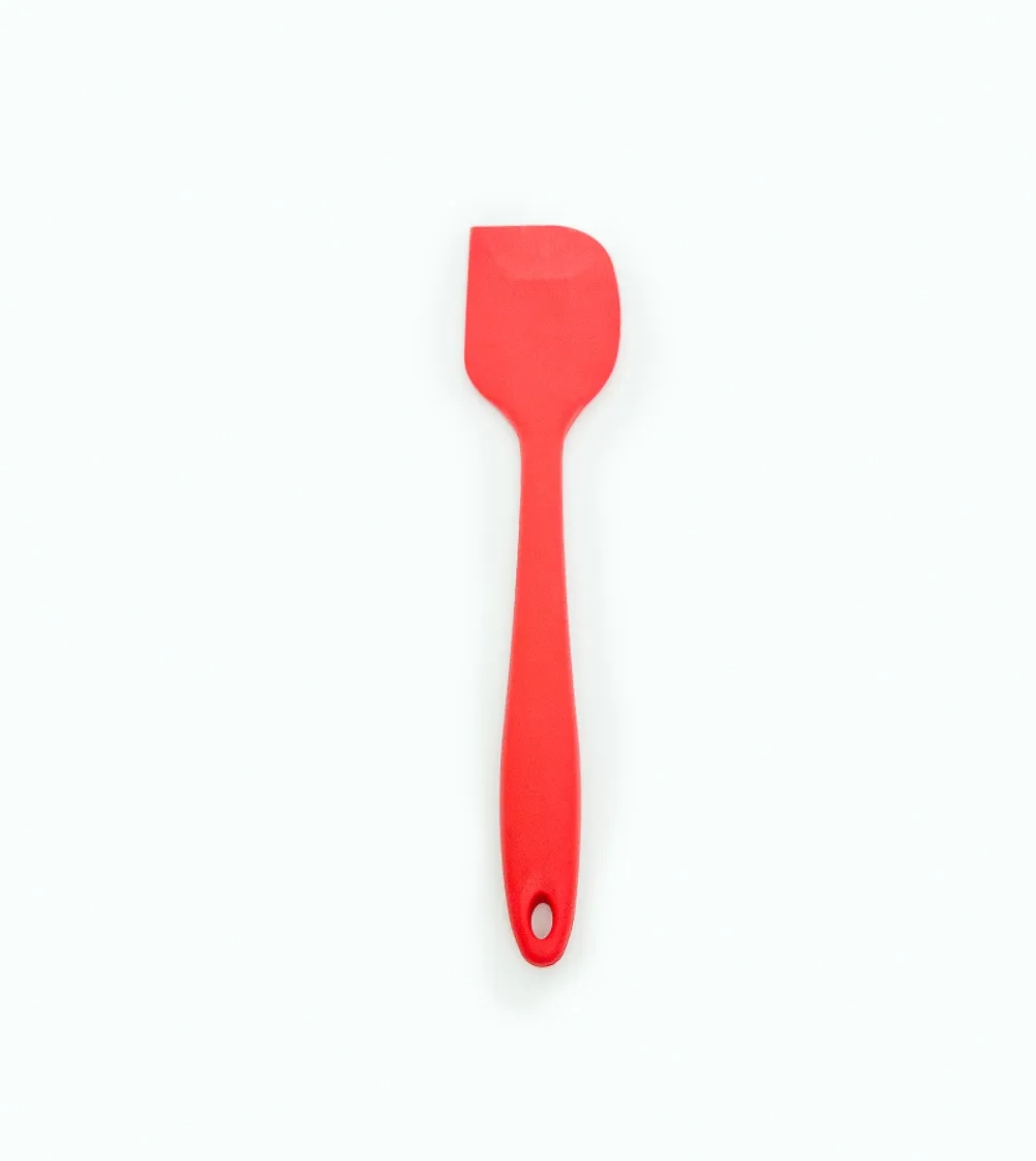 Espátula Reta De Silicone Vermelha Mozcada