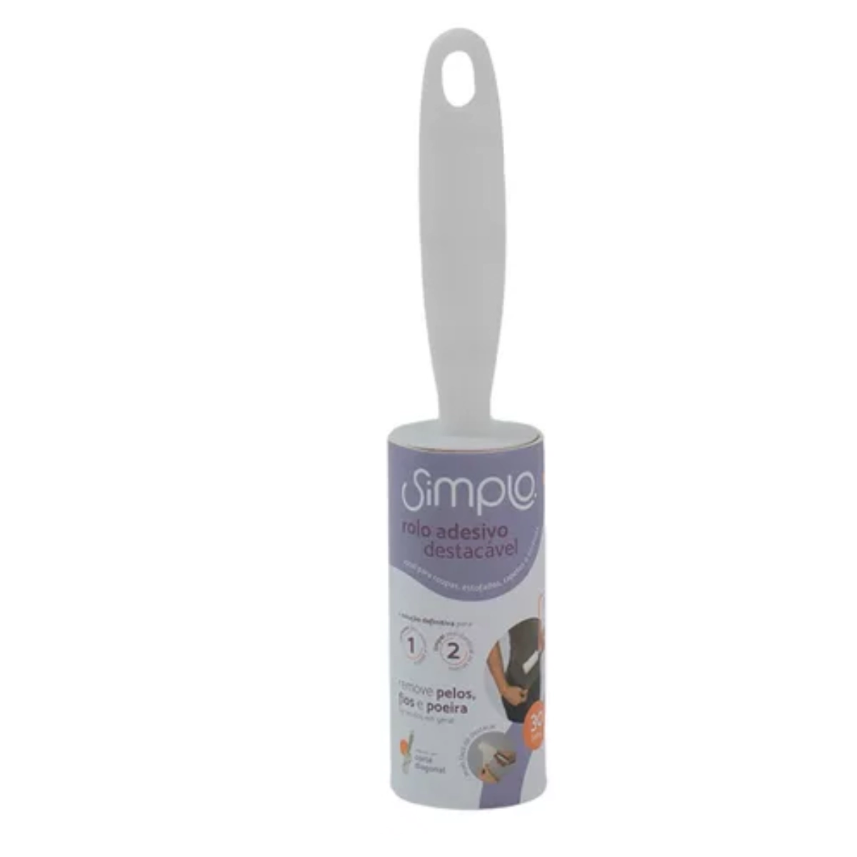 Rolo Adesivo 30 Folhas - Simplo Branco
