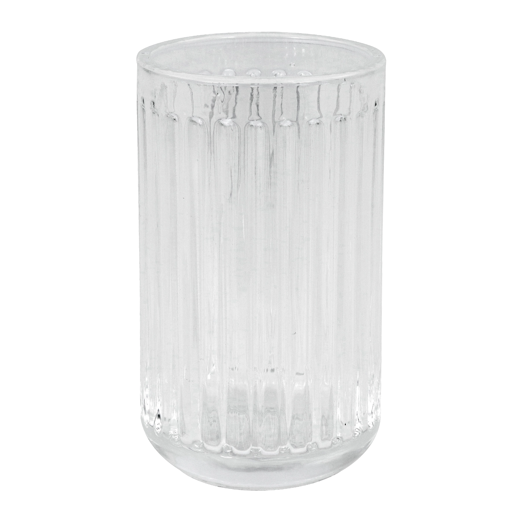 Porta Escova de Dente de Bancada para Banheiro Vidro Transparente Santorini Oikos