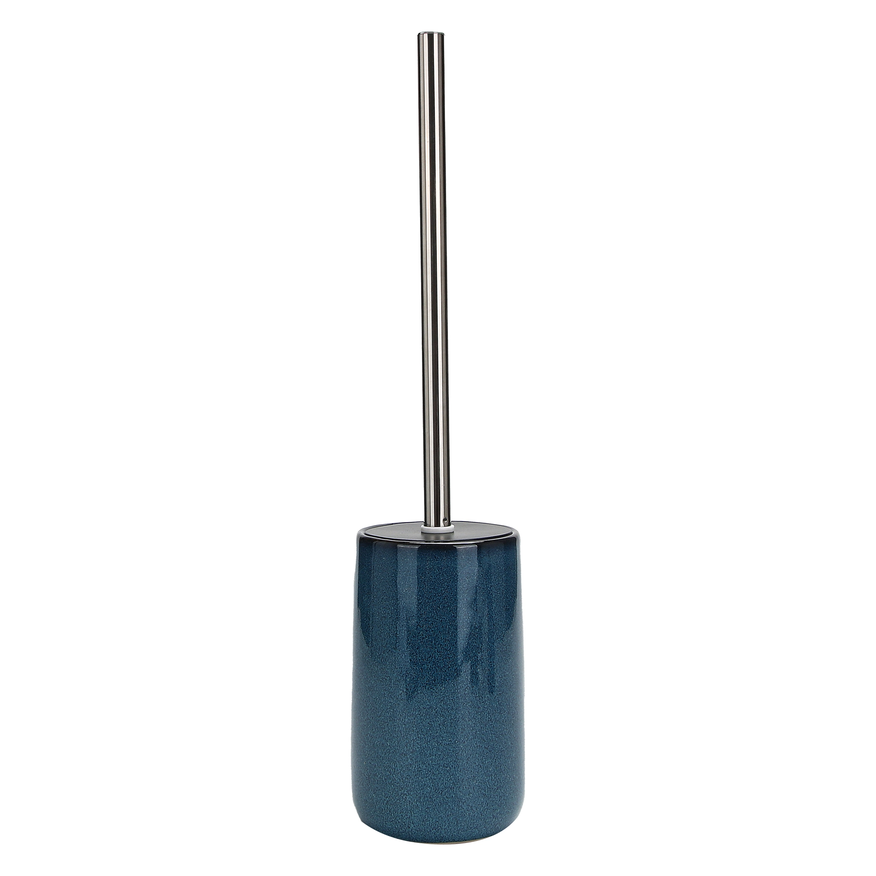 Escova Sanitária com Suporte Pedra Nuances Azul Oikos